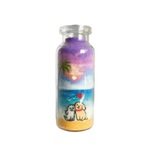 Cat Dog Love Sand Art Bottles-cheap sand art bottles