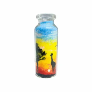 Giraffe Tree Sand Art Bottles-bottles sand art