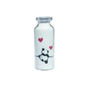 Panda Four Leaf Clover Sand Art Bottles-glass and sand art