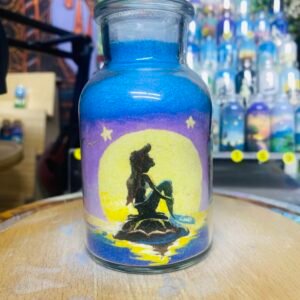 Little mermaid, diameter, 5.5 centimeters, height 11 centimeters