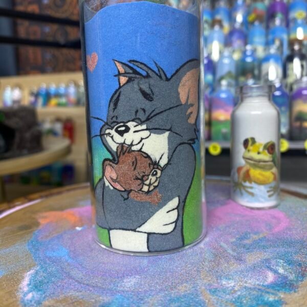 Tom Cat Sand Art Bottles [SandArtPoet]