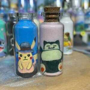 Two bottles Sand Art Bottle [SandArtPoet]